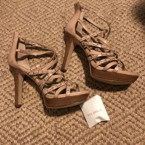 New in box Via Spiga platform shoes